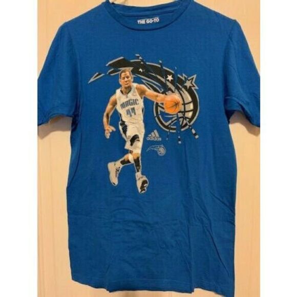 ORLANDO MAGIC ANDREW NICHOLSON SIZE SMALL ADIDAS THE GO-TO TEE T-SHIRT **COOL** - Picture 1 of 5
